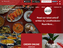 Tablet Screenshot of indiasoven.com